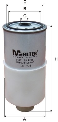 Фильтр топливный (M-Filter) MEYLE арт. DF 304